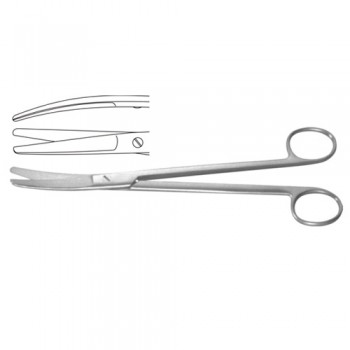 Wertheim Gynecological Scissor Curved Stainless Steel, 20 cm - 8"